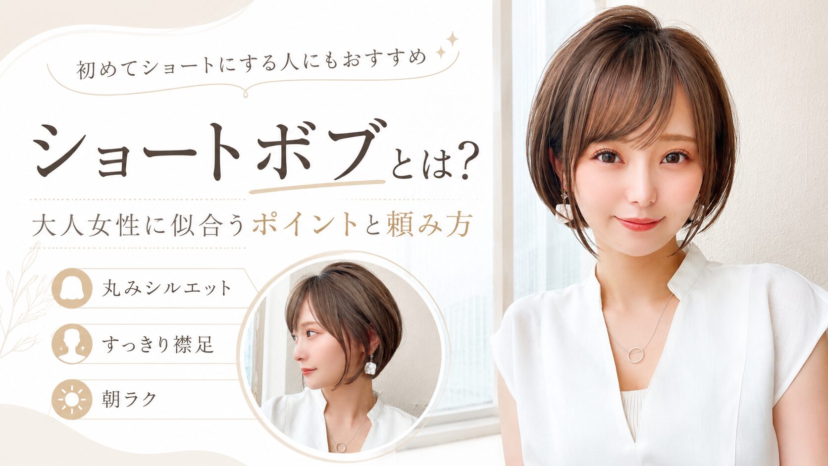 ショートにする勇気がない人へ。大人女性におすすめしたいショートボブ